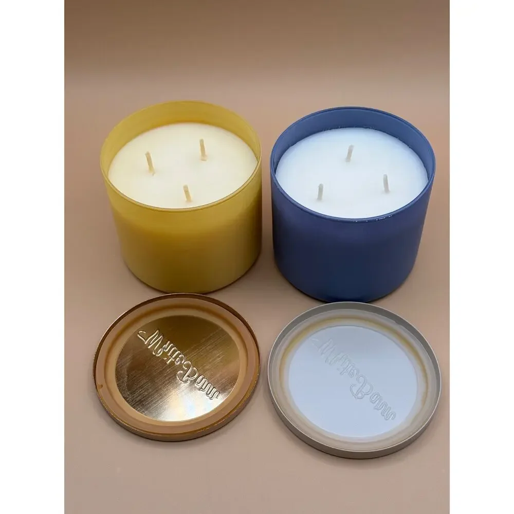 🕯️ Bath & Body Works White Barn 3-Wick Candle Lot Linen Lavender Lemon